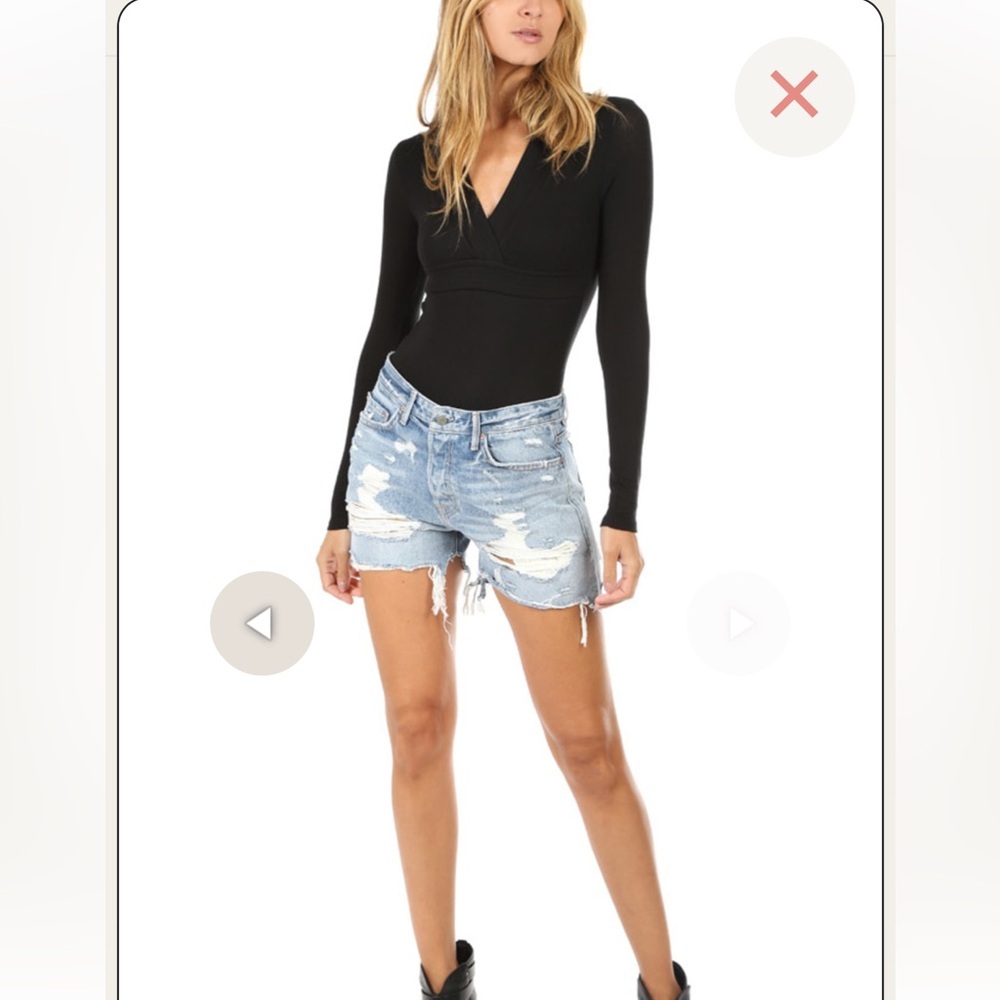 GRLFRND denim shorts